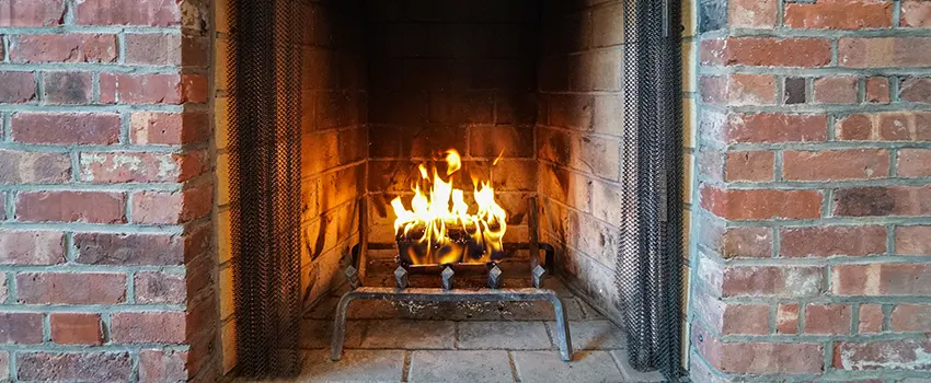 Repairing Damaged Fireplace Tiles in Owings Mills, Maryland