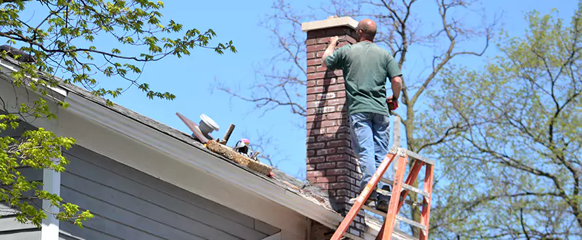 Vinyl and PVC Chimney Flashing Installation in Owings Mills, MD