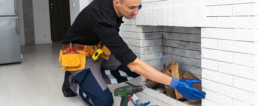Fireplace Damaged Damper Frame Repair Services in Owings Mills, Maryland