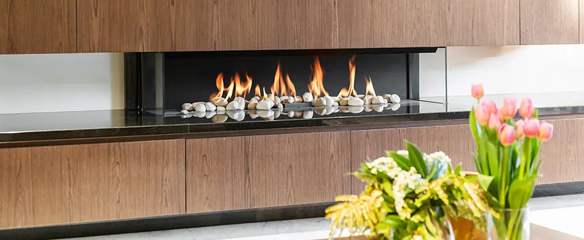 Double-height Fireplace Design Refurbishment in Owings Mills, Maryland